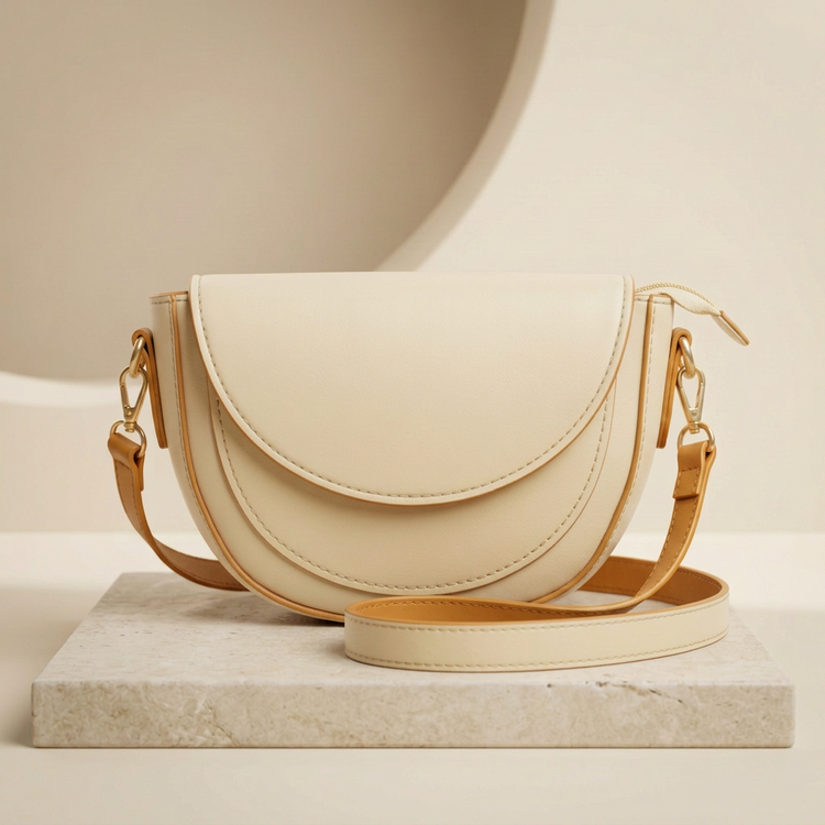 Shop an Elegant army green Crossbody Bag for Women by Orvessa - Ivory Cream