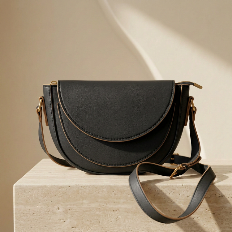 Shop an Elegant falsa Crossbody Bag for Women by Orvessa - Ink Black