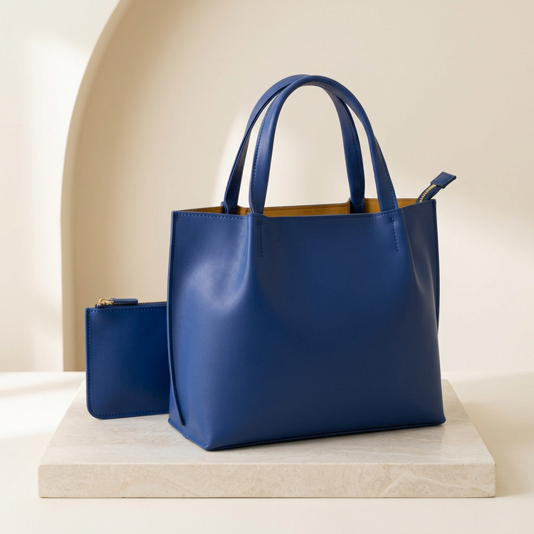 Cobalt Blue Tote Bag by ORVESSA