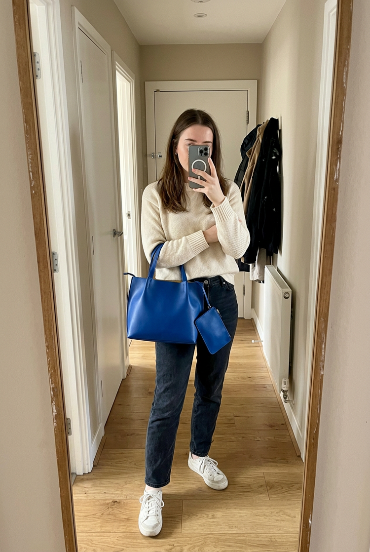 Pretty Tote Bag for Women by Orvessa styled in everyday life, photo 1
