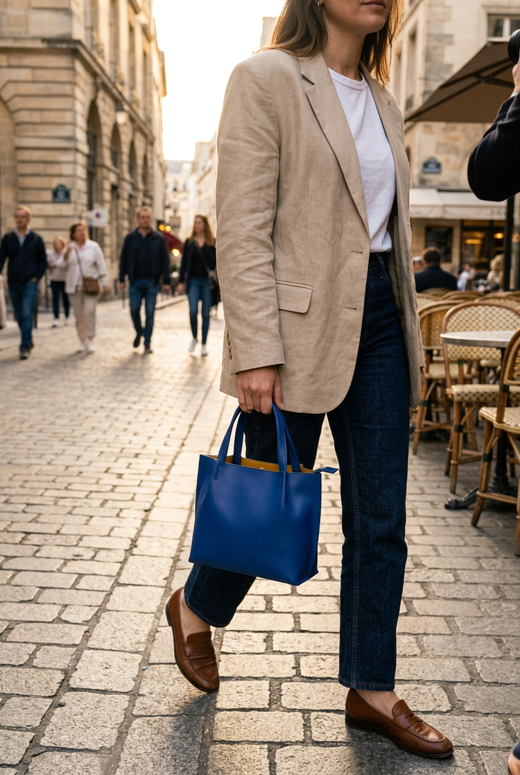 Pretty Tote Bag for Women by Orvessa styled in everyday life, photo 3